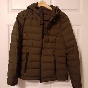 Michael Kors Men's Khaki Puffer Jacket